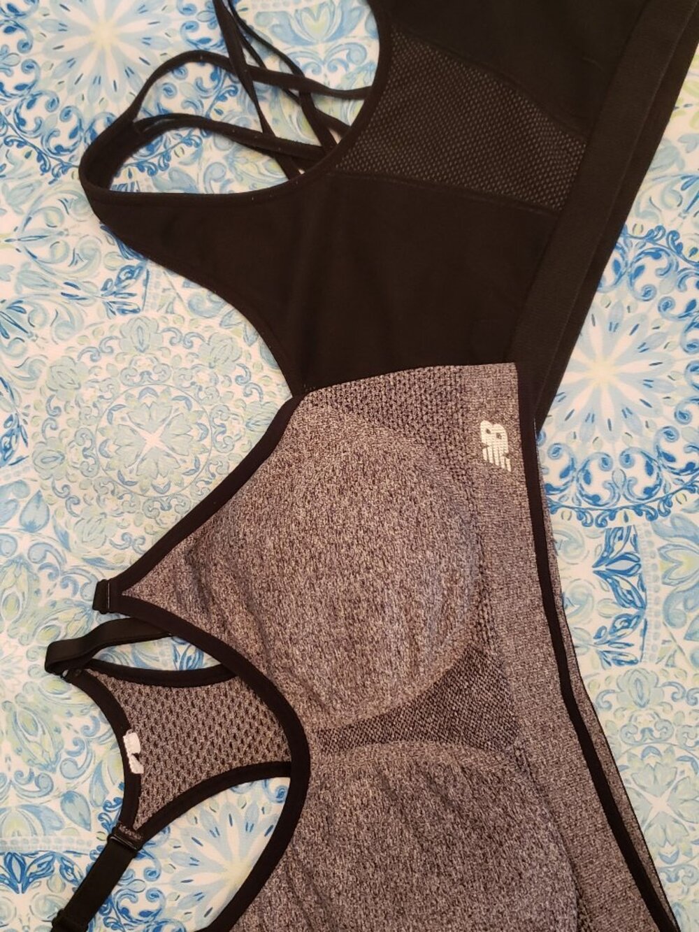 Two ...Fabletics & New Balance Exercise Bras Size medium